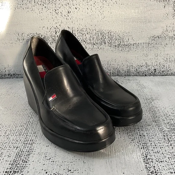 VINTAGE TOMMY HILFIGER MARY JANE WEDGE 1990’s - Picture 4 of 7